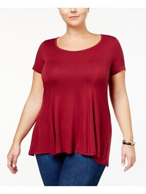 Celebrity Pink Womens Trendy Plus Size Swing T-Shirt Size 3X